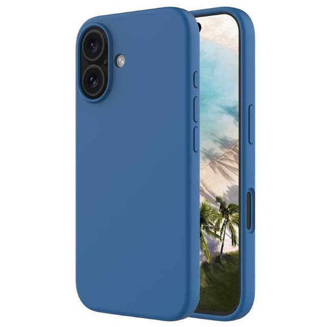 Liquid silikon deksel iPhone 16 - Cobolt Blue