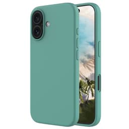 Liquid silikon deksel iPhone 16 - Pine Green