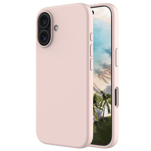 Liquid silikon deksel iPhone 16 Plus - Pink Sand