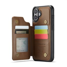 CaseMe mobilcover C22 iPhone 16 Plus - Brun