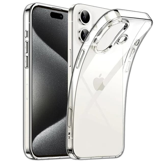 Silikondeksel gjenomsiktig iPhone 16