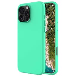 Liquid silikone cover iPhone 16 Pro Max - Spearmint
