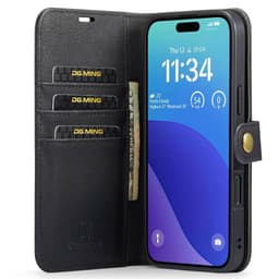Mobilfodral DG-Ming 2i1 iPhone 16 Pro - Svart