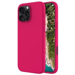 Liquid silikon deksel iPhone 16 Pro Max - Dragon Fruit