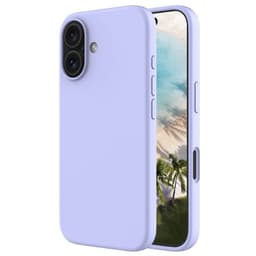 Liquid silikon deksel iPhone 16 - Pale Purple