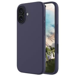 Liquid silikon skal iPhone 16 Plus - Midnight Blue