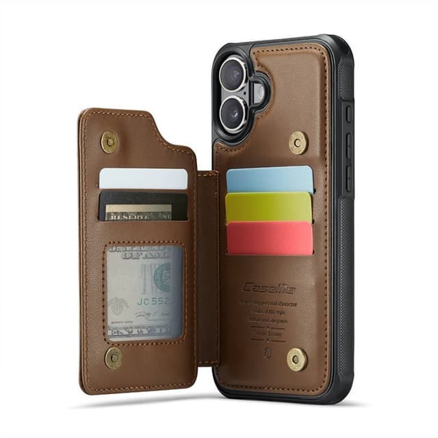 CaseMe mobildeksel C22 iPhone 16 - Brun