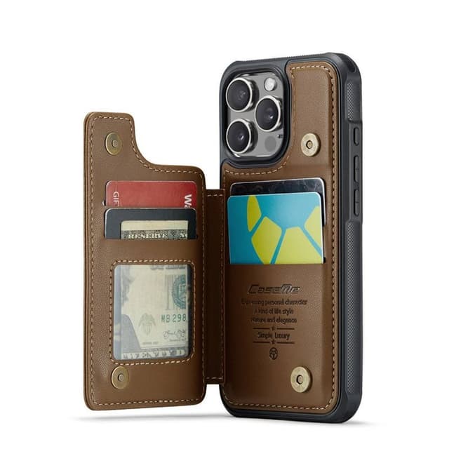 CaseMe mobilcover C22 iPhone 16 Pro - Brun