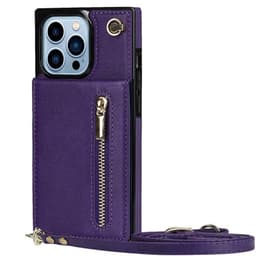 Zipper necklace case iPhone 16 Pro Max - Lila