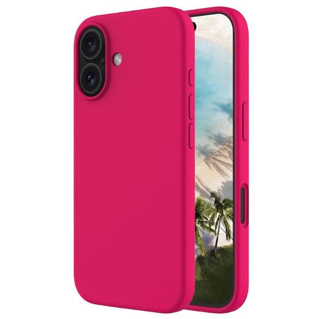Liquid silikonikuori iPhone 16 Plus - Dragon Fruit