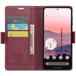 CaseMe mobilcover 023 Google Pixel 9 Pro - Bordeaux