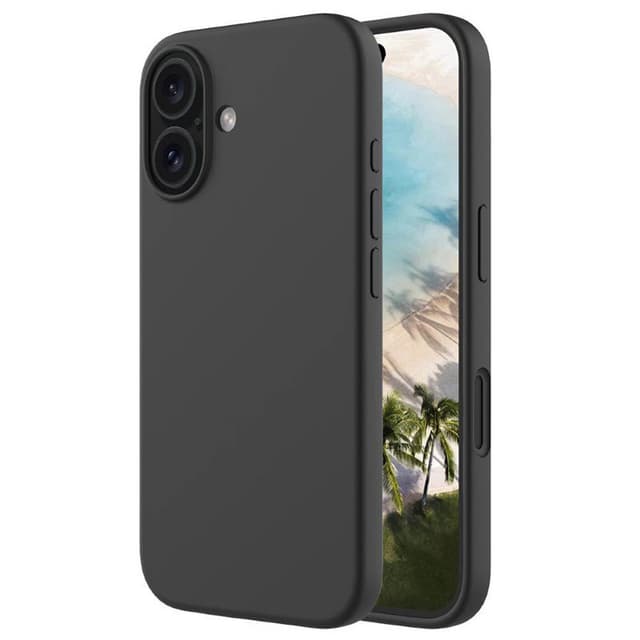 Liquid silikon deksel iPhone 16 Plus - Onyx Black