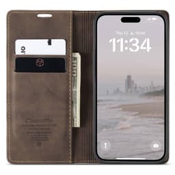 CaseMe mobilcover 013 iPhone 16 Plus - Coffee