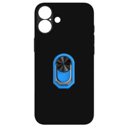 TPU sormuskotelo iPhone 16 - Vaaleansininen