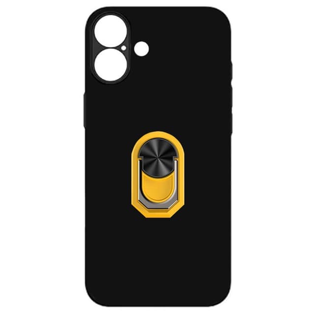 TPU ringcover iPhone 16 Plus - Gul
