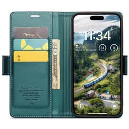 CaseMe mobilfodral 023 iPhone 16 Pro Max - Petrol