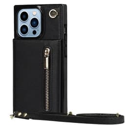 Zipper necklace case iPhone 16 Pro Max - Svart