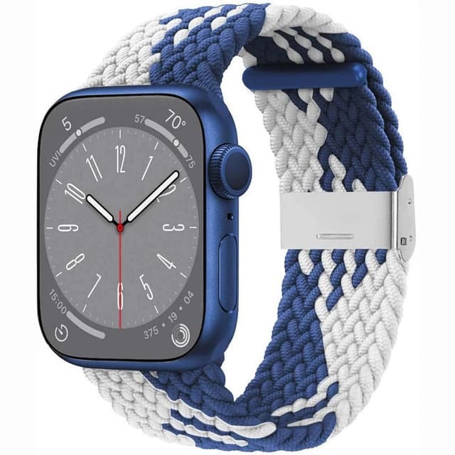 Punottu Kellon ranneke Watch Series 10 (42mm) - Bluewhite