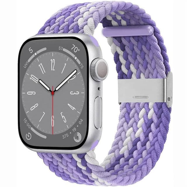 Punottu Kellon ranneke Watch Series 10 (42mm) - Gradient purple