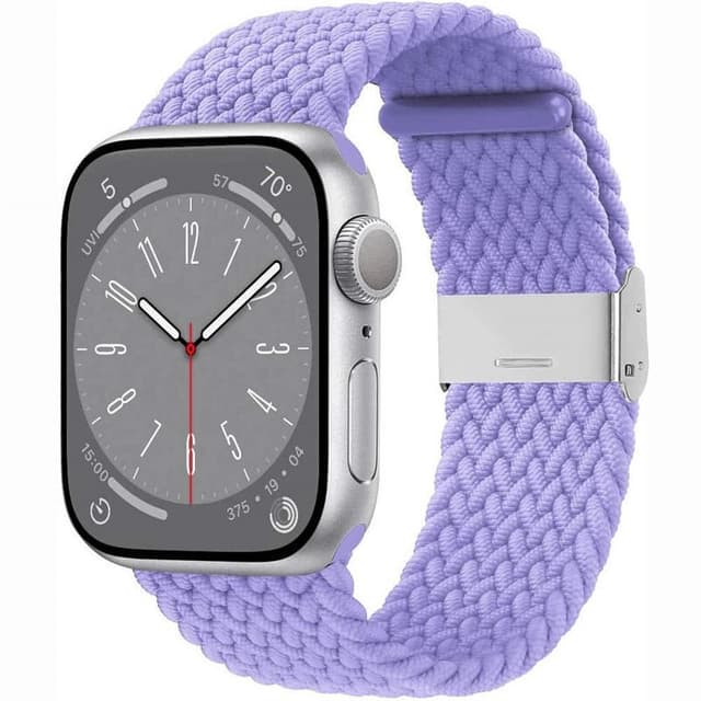 Flettet klokkereim Watch Series 10 (42mm) - Lightpurple