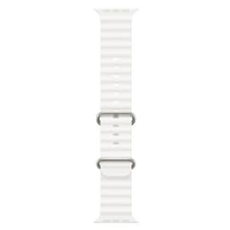 RIB klockarmband Watch Series 10 (46mm) - Vit