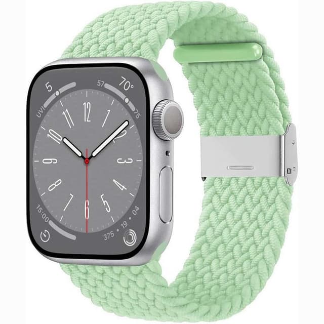 Punottu Kellon ranneke Watch Series 10 (42mm) - Pistaschio