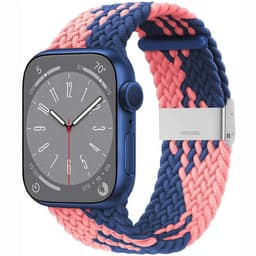 Flettet Urrem Watch Series 10 (42mm) - Blue Powder