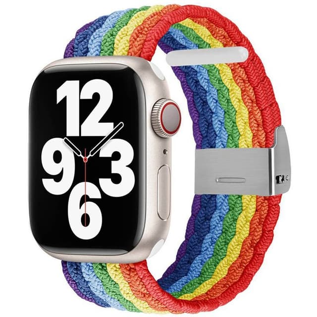 Flätat klockarmband Watch Series 10 (42mm) - Pride