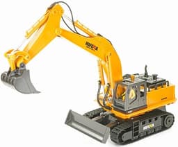 HuiNa Grävmaskin m/Metalllåda 1:16