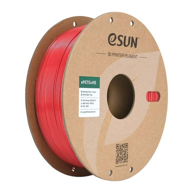 eSUN PETG+ HS 1.75mm - 1kg - Red