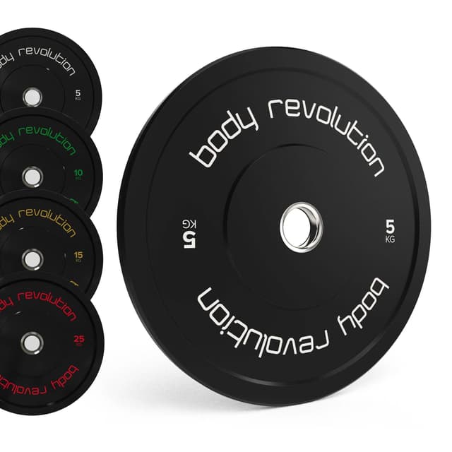 Body Revolution Olympiska Bumpervikter (Svarta)