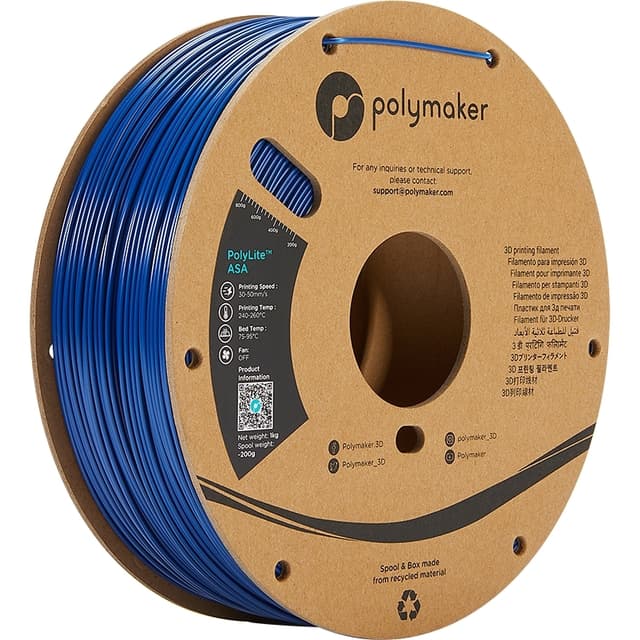 Polymaker PolyLite ASA - 1 kg - Blå