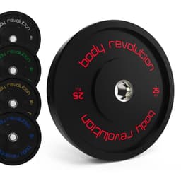 Body Revolution Olympiska Bumpervikter (Svart)
