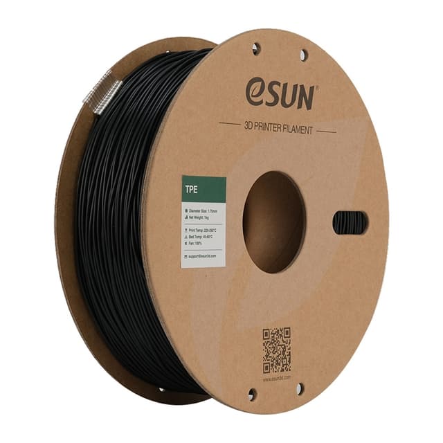 eSUN eLastic (TPE-83A) 1.75mm 1kg - Black