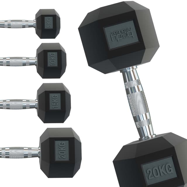 Body Revolution Hex Dumbbells 22,5 kg par