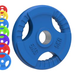 Olympiska Tri-Grepp Gummiviktplattor - Färgpar & Set