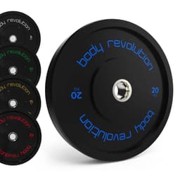 Body Revolution Olympiska Bumpervikter (Svart)