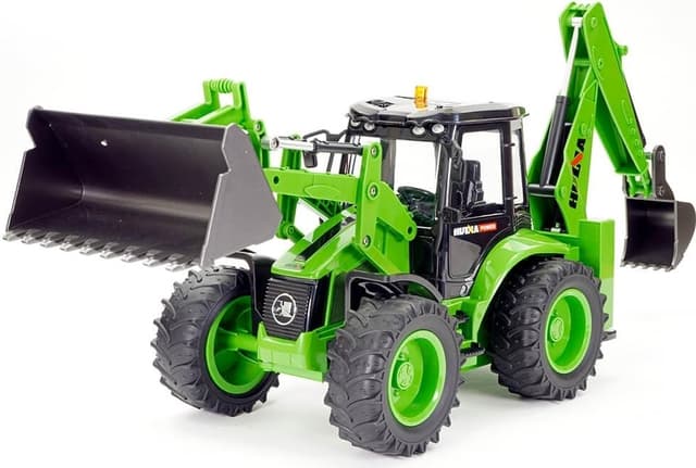 HuiNa Traktor m/Metalskuffe 1:14