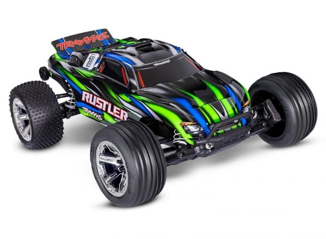 Traxxas Rustler 2WD BL-2S RTR TQ Grøn