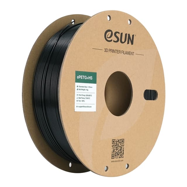 eSUN PETG+ HS 1.75mm - 1kg - Black