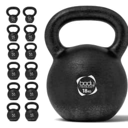 Body Revolution Støbejern Kettlebells 18 kg