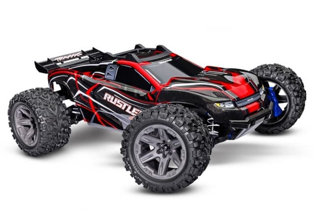 Traxxas Rustler 4x4 BL-2S RTR TQ Rød