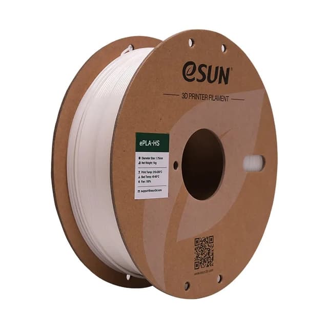 eSUN ePLA HS - 1.75 mm - 1 kg hvid (høj hastighed)