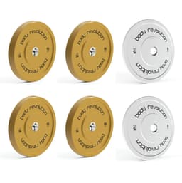 Body Revolution Olympic Bumper Plader Farve 60kg SÆT 2x5kg 2x10kg 2x15kg