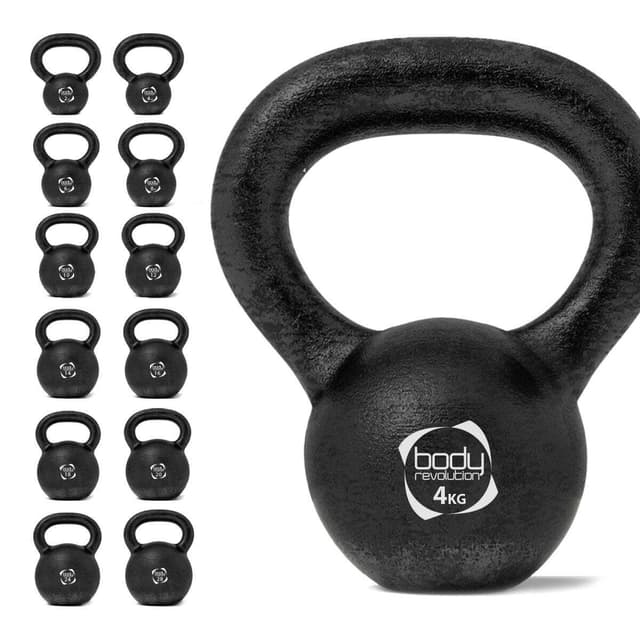Body Revolution Støbejern Kettlebells 4 kg