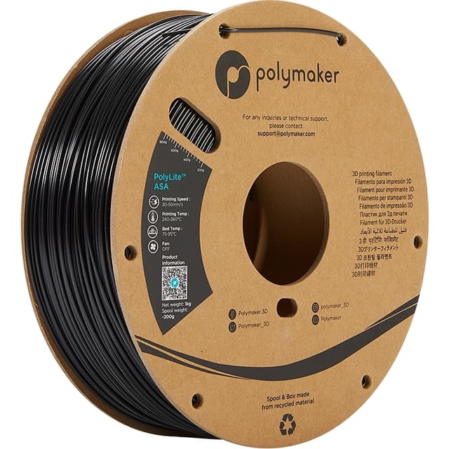 Polymaker PolyLite ASA - 1kg - Svart
