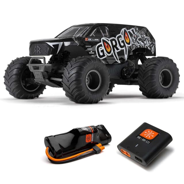 ARRMA Gorgon Mega 2WD Sort - RTA-sæt