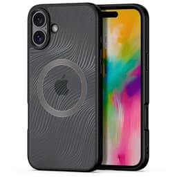 DUX DUCIS iPhone 16 Aimo Series Magnetic Ring Cover - Sort
