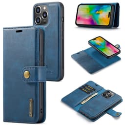 DG MING iPhone 16 Pro Max 2-i-1 Magnet Pungetui - Blå