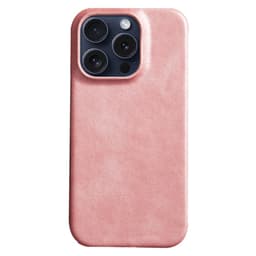 SKALO iPhone 16 Pro PU-læder Cover - Rosa guld